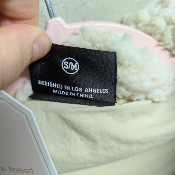 Cream Teddy Jacket Plush Cozy Style - Picture 3 of 5